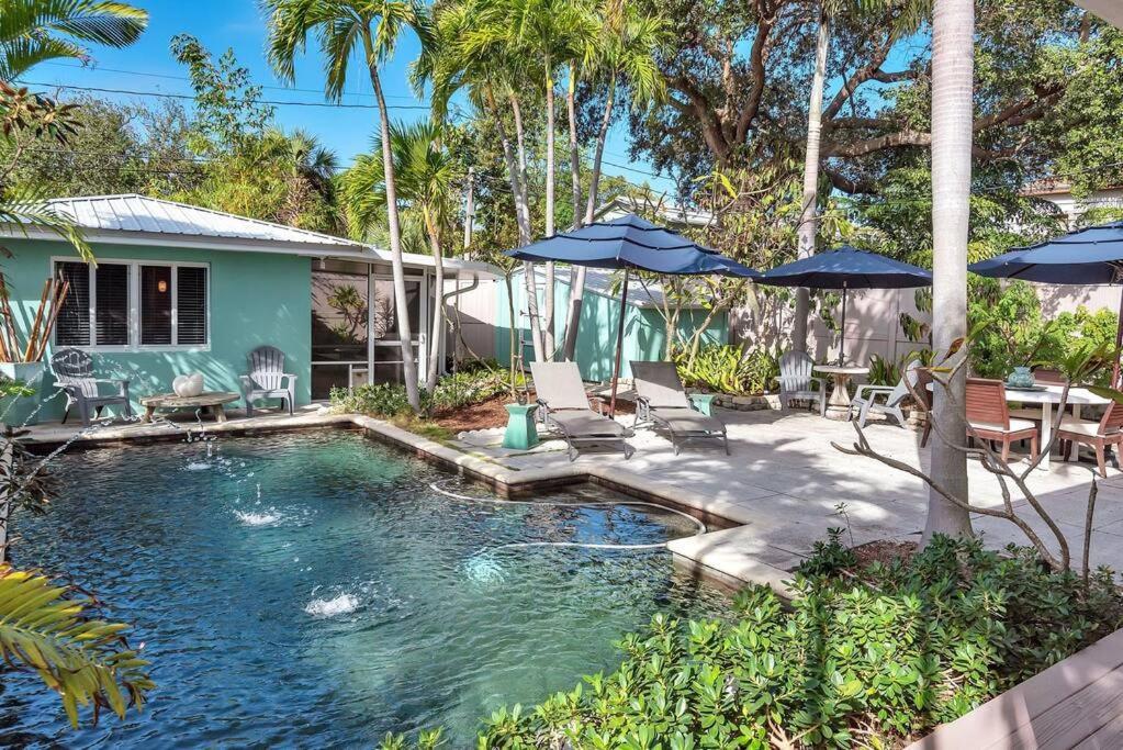 Art Deco Apt W Pool One Mile To Beach Pets Welcome Lake Worth Beach Buitenkant foto