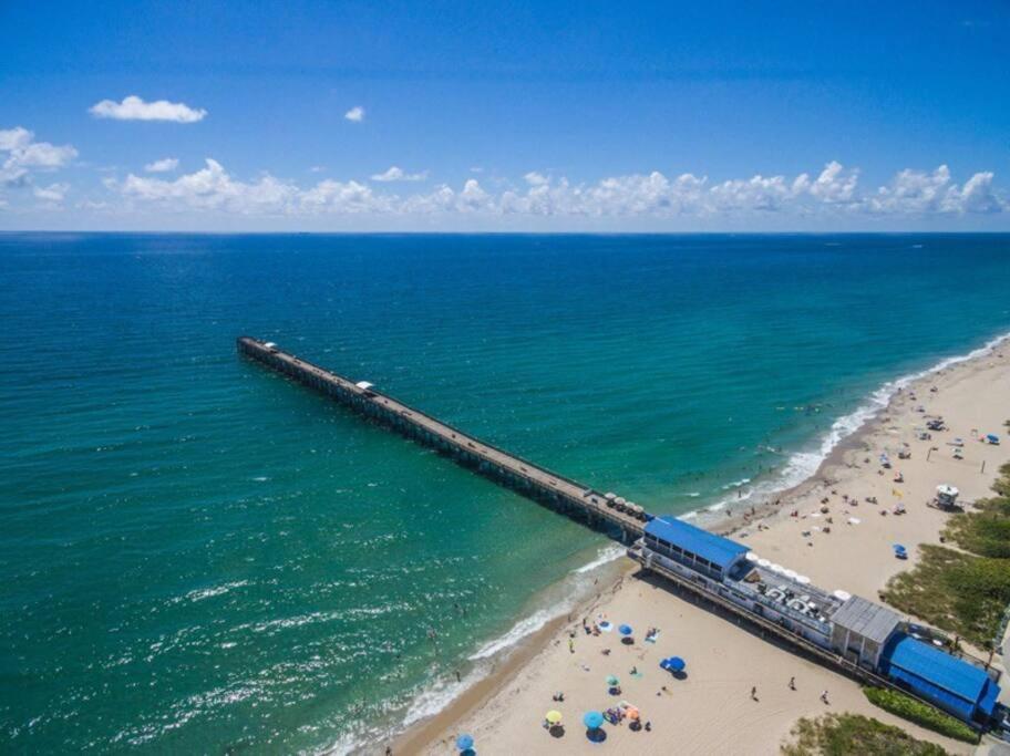 Art Deco Apt W Pool One Mile To Beach Pets Welcome Lake Worth Beach Buitenkant foto